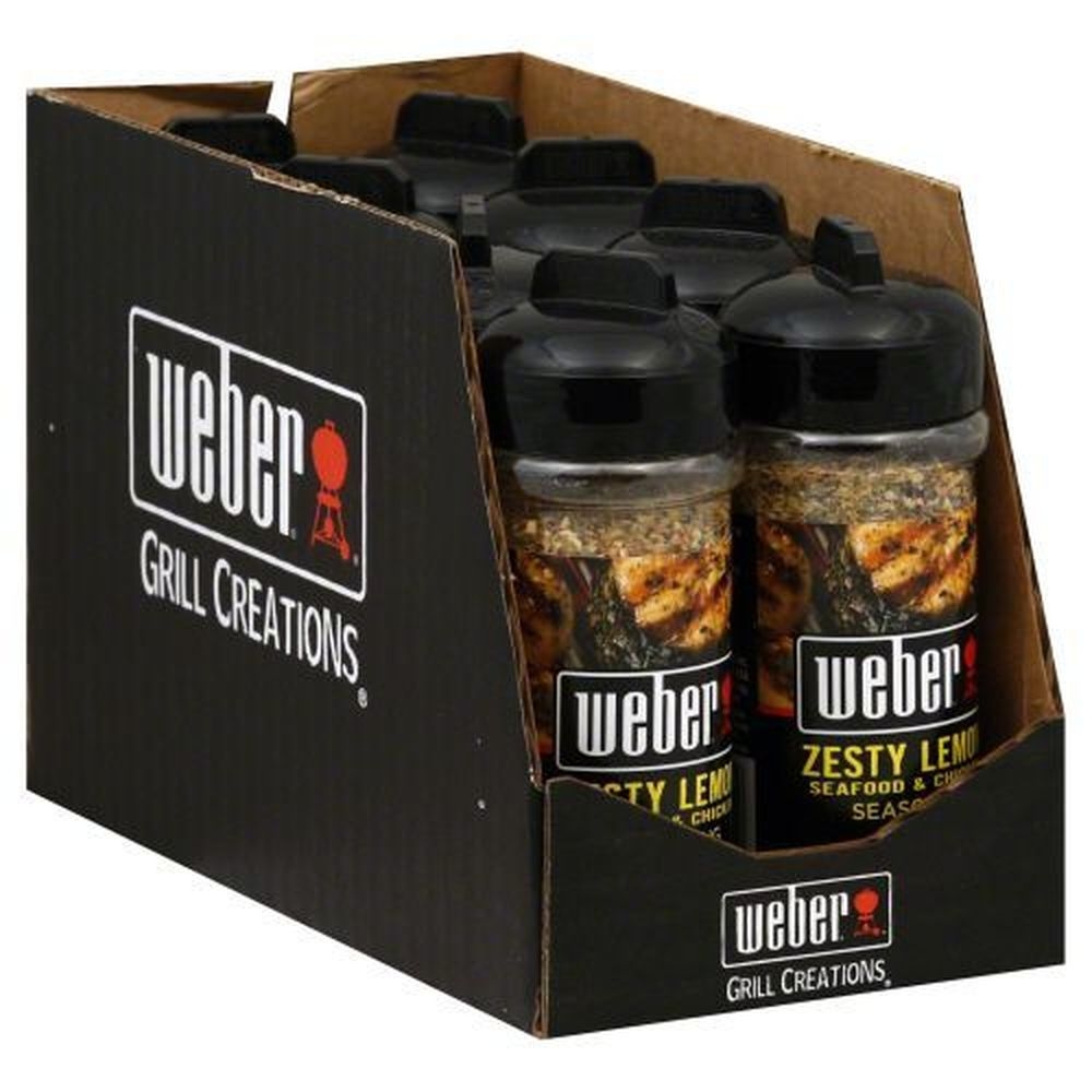 Weber Zesty Lemon Seasoning, 5 Ounce -- 6 per case