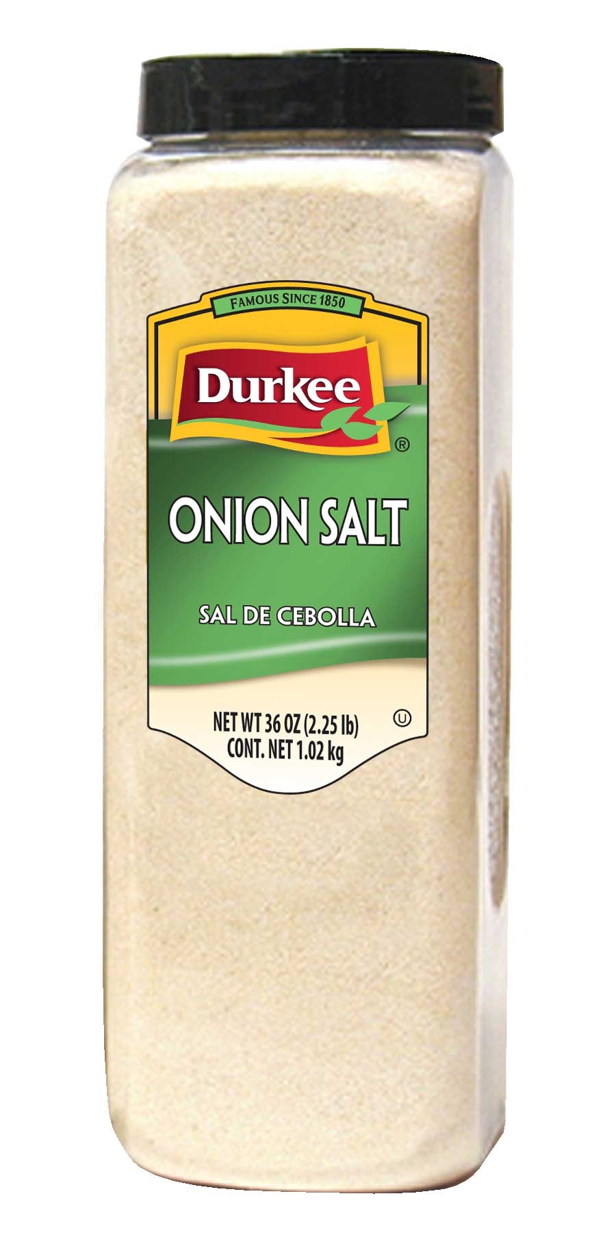 Durkee Onion Salt - 36 oz. container, 6 per case