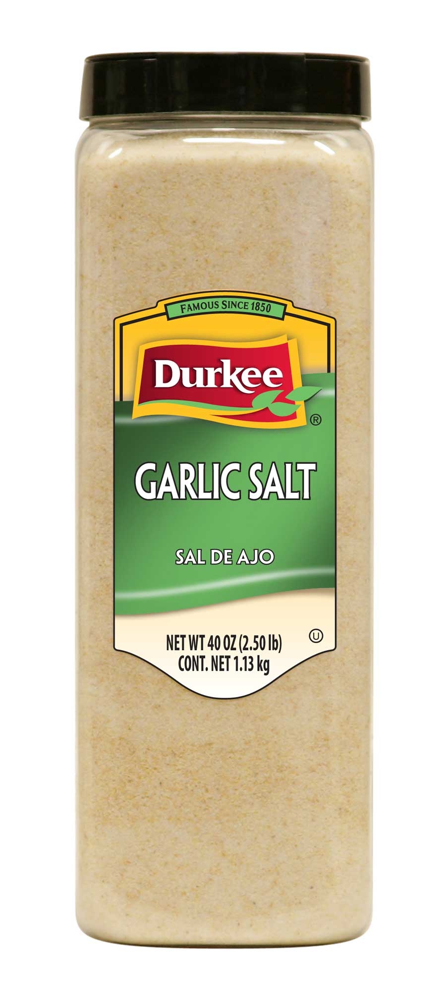 Durkee Garlic Salt - 40 oz. container, 6 Per Case