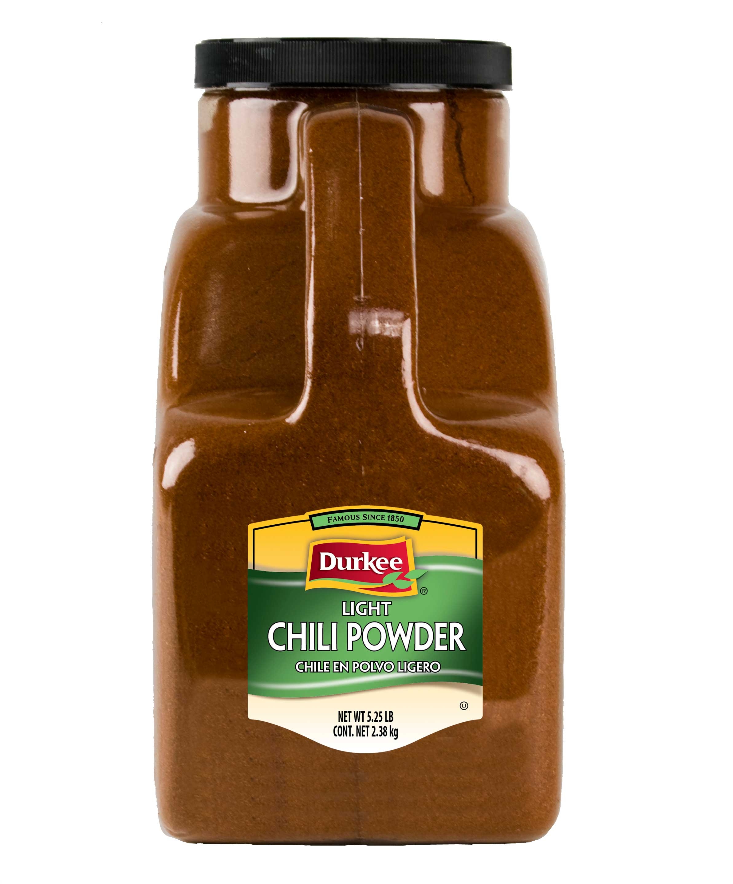 Durkee Light Chili Powder -  5.25 lb. container, 1 per case
