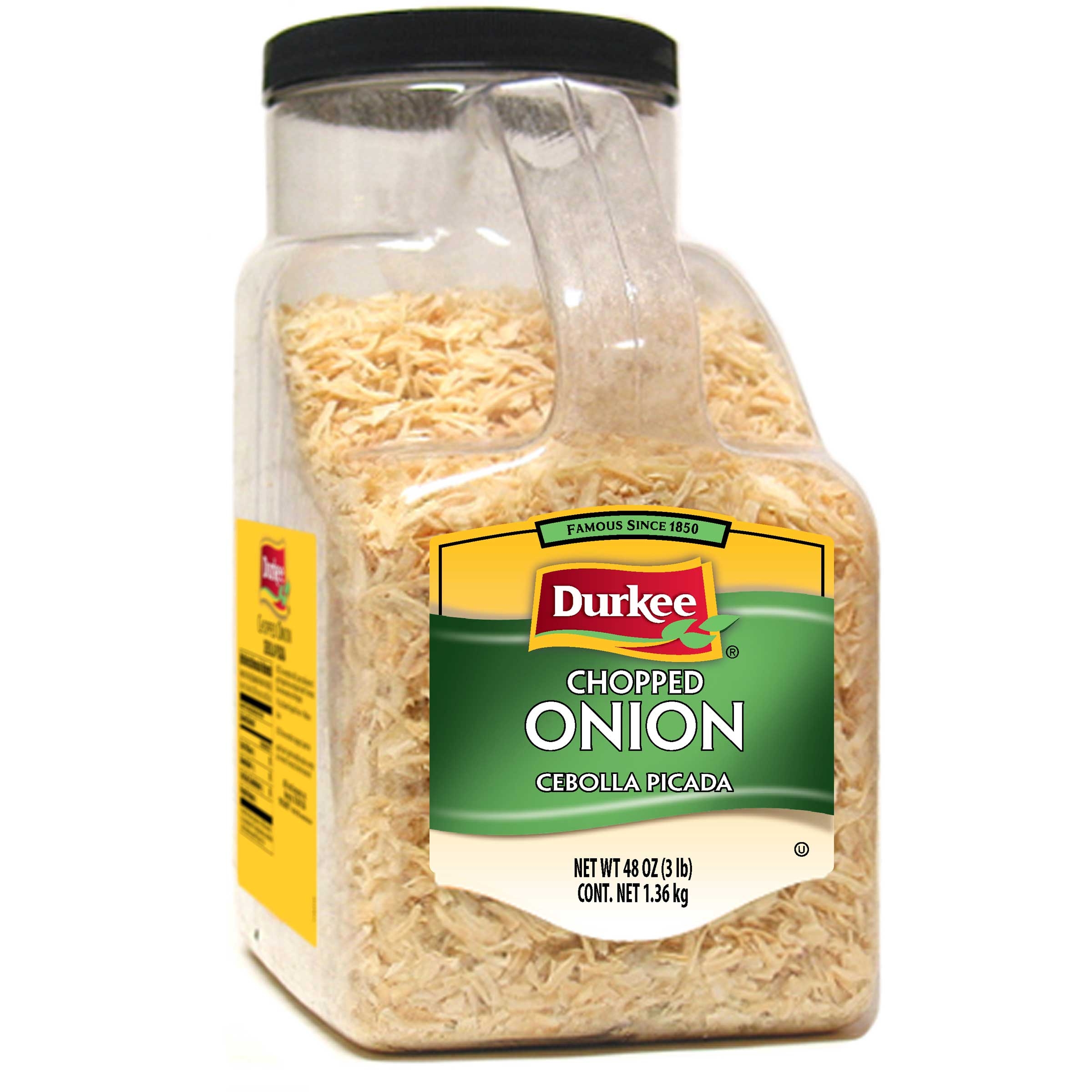 Durkee Chopped Onion - 3 lb. container, 1 per case