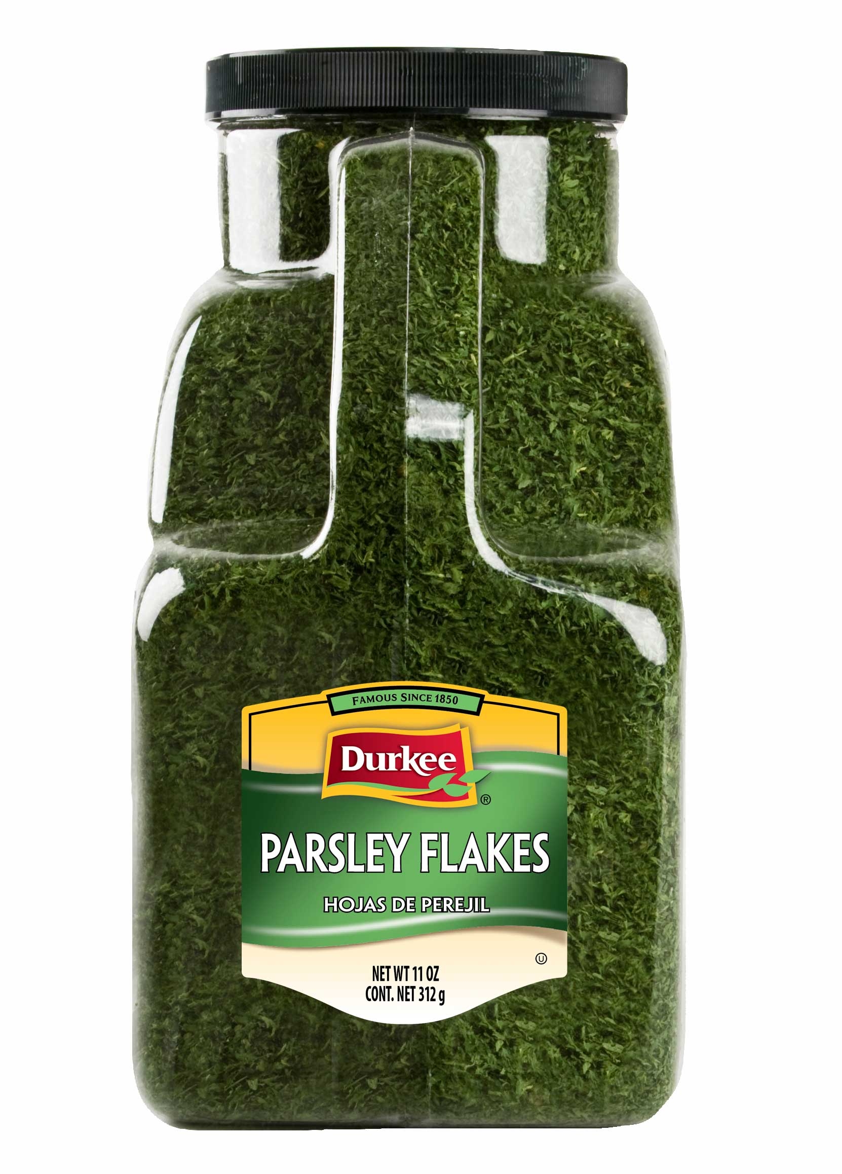 Durkee Parsley Flakes - 11 oz. container, 1 per case