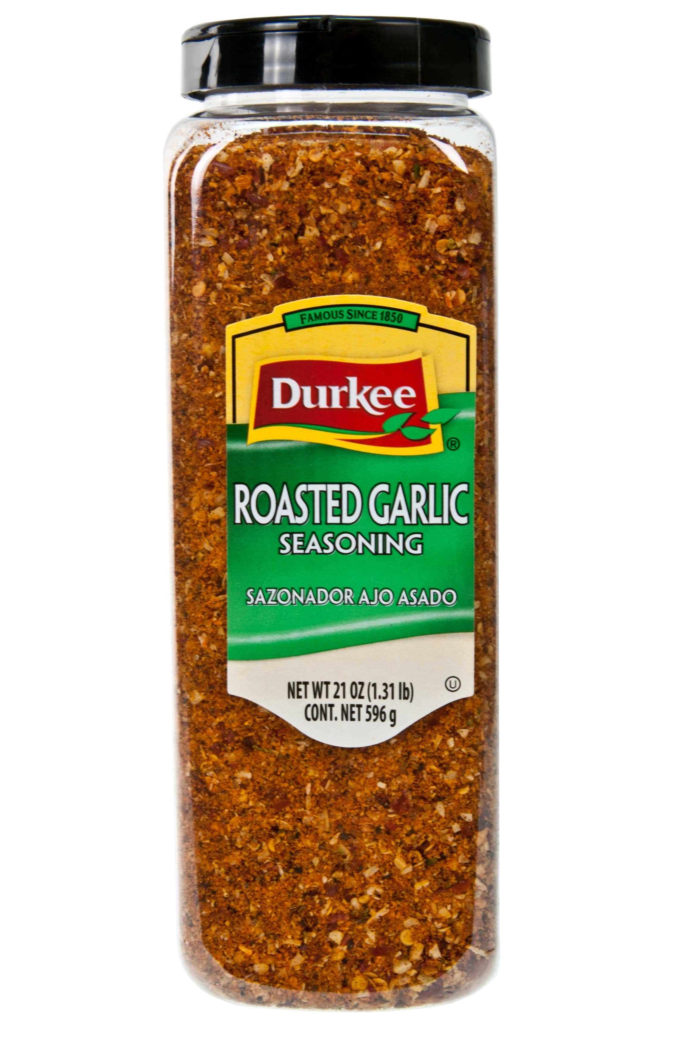 Durkee Roasted Garlic Seasoning - 21 oz. container, 6 per case