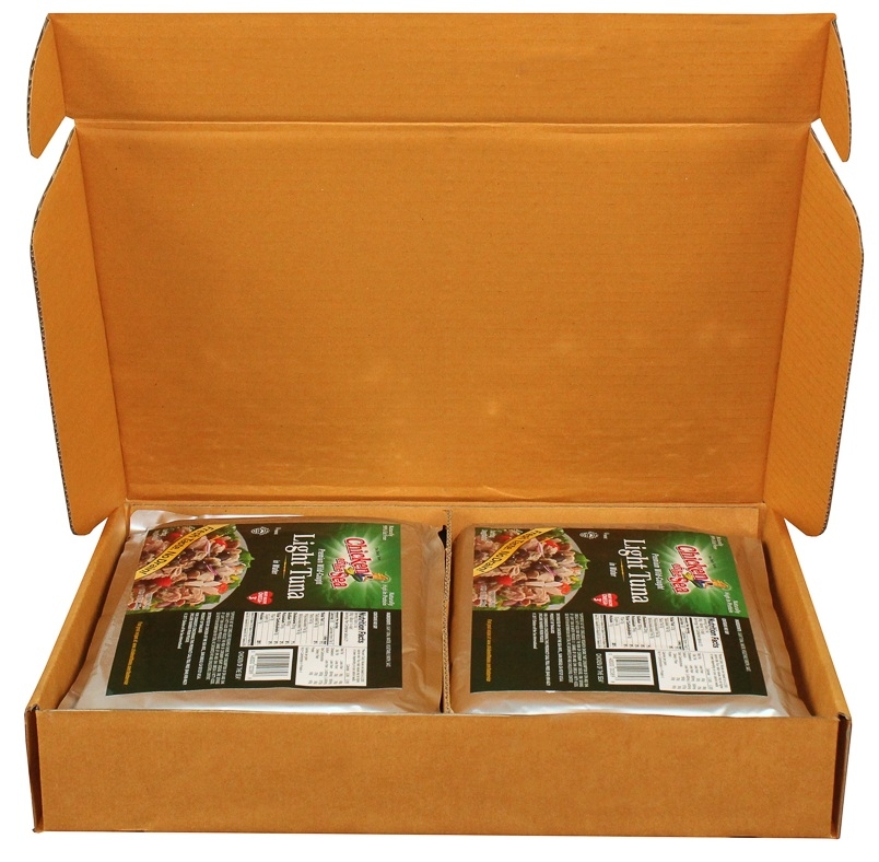 Chicken of the Sea Premium Wild Caught Light Tuna, 43 Ounce Pouch -- 6 per case.