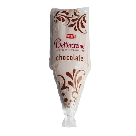 Richs Chocolate Bettercreme Perfectly Sweet Whipped Icing, 0.75 Pound -- 15 per case
