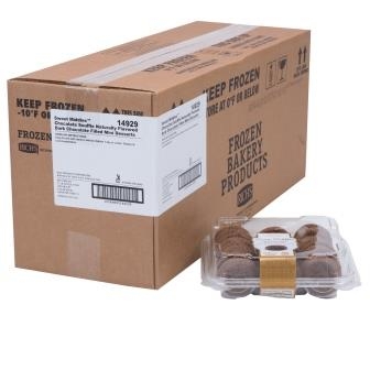 Our Speciality Sweet Middles Chocolate Souffle, 15.5 Ounce -- 12 per case.
