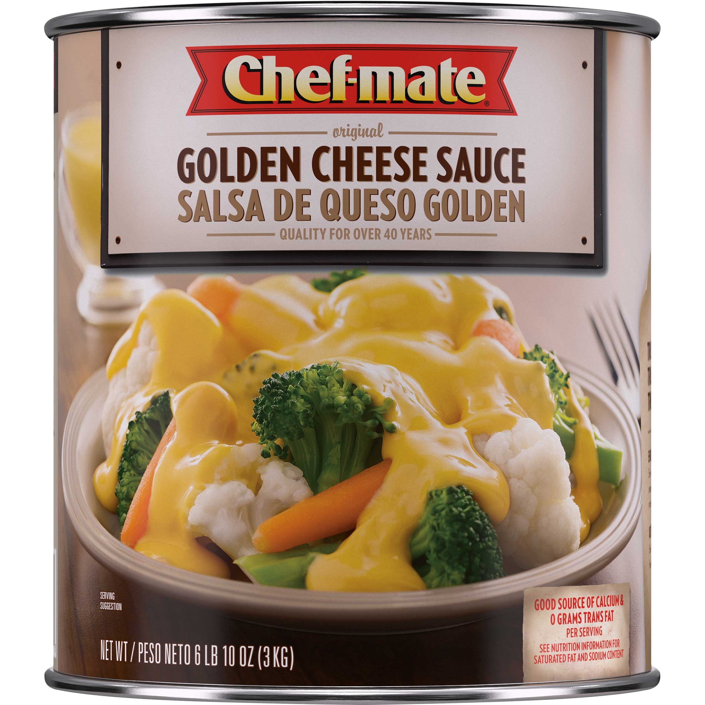 Chef-mate Golden Cheddar Cheese Sauce, 106 Ounce -- 6 per case