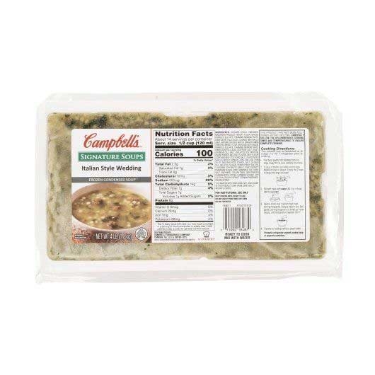 Campbells Signature Italian Style Wedding Soup, 4 Pound -- 3 per case