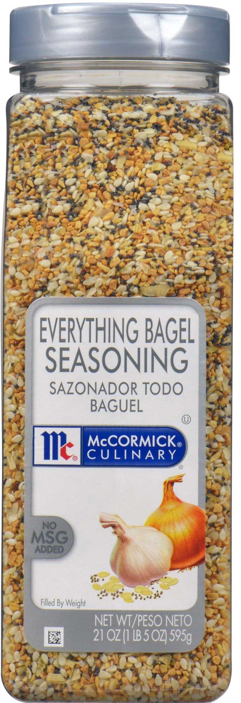 Mccormick Culinary Everything Bagel Seasoning Blend, 21 Ounce Bottle -- 6 per case