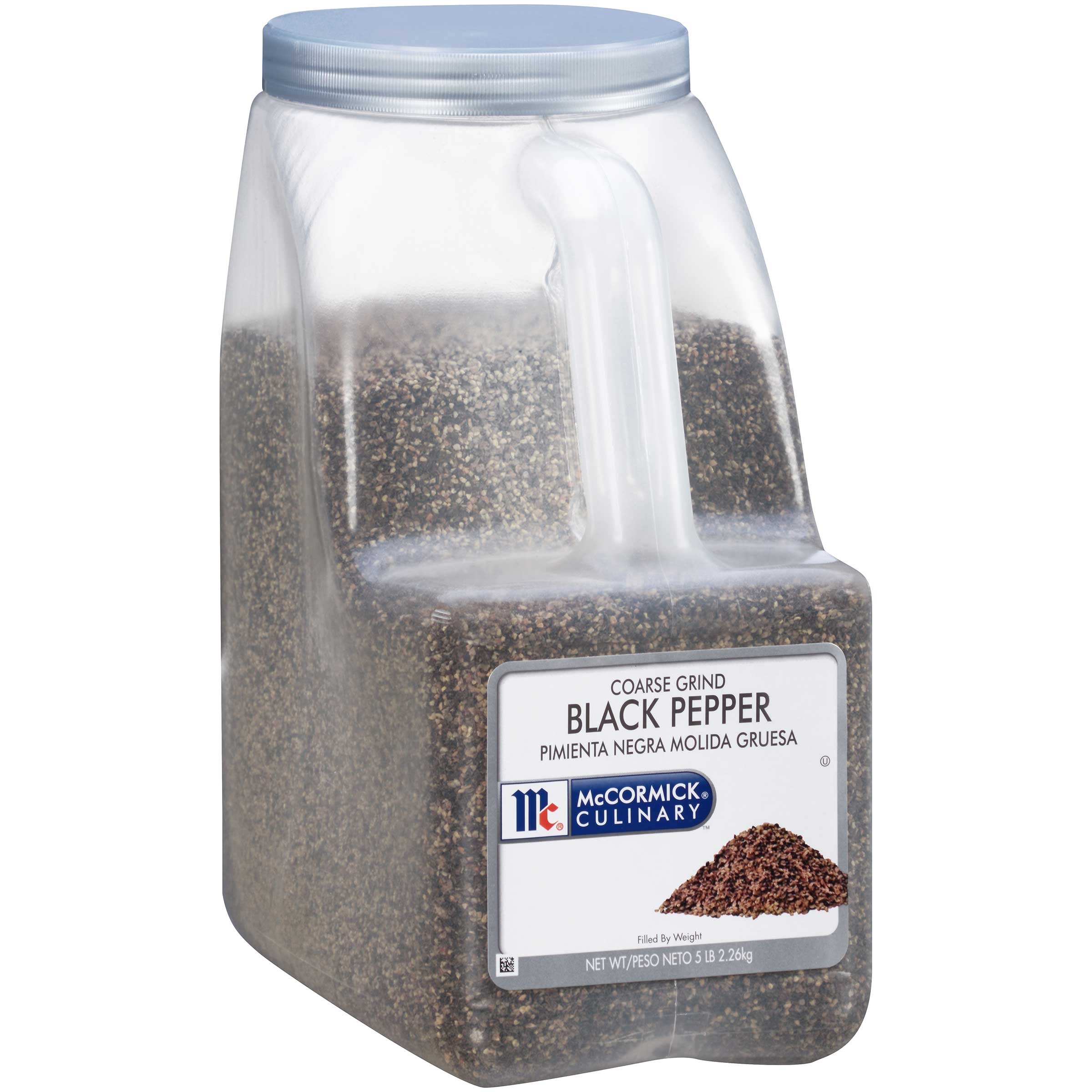 McCormick Culinary Coarse Ground Black Pepper, 5 lbs. -- 3 per case