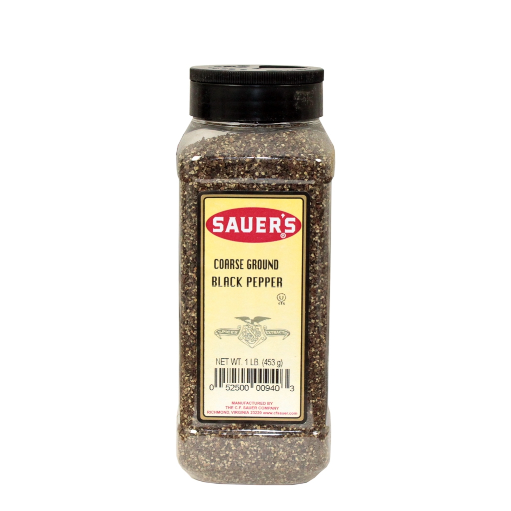Sauers Black Course Pepper, 1 Pound -- 6 per case.