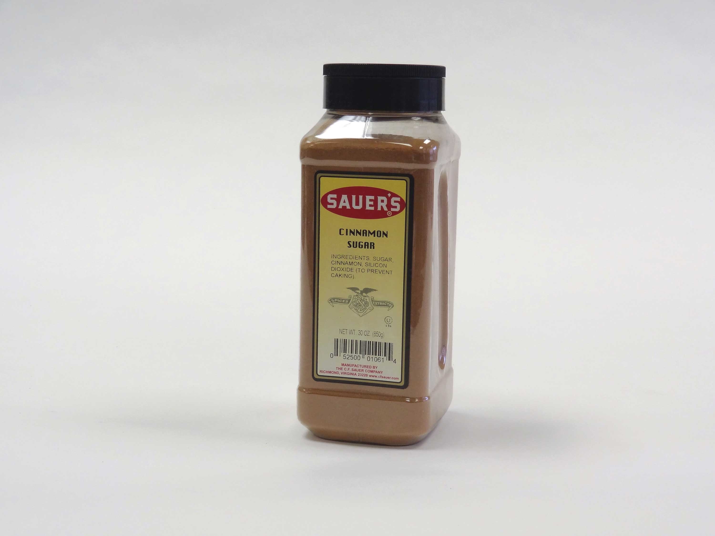 Sauer Cinnamon Sugar, 30 Ounce -- 6 per case.