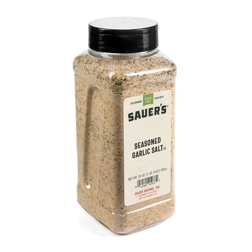 Sauers Garlic Salt Seasoning, 25 Ounce -- 6 per case