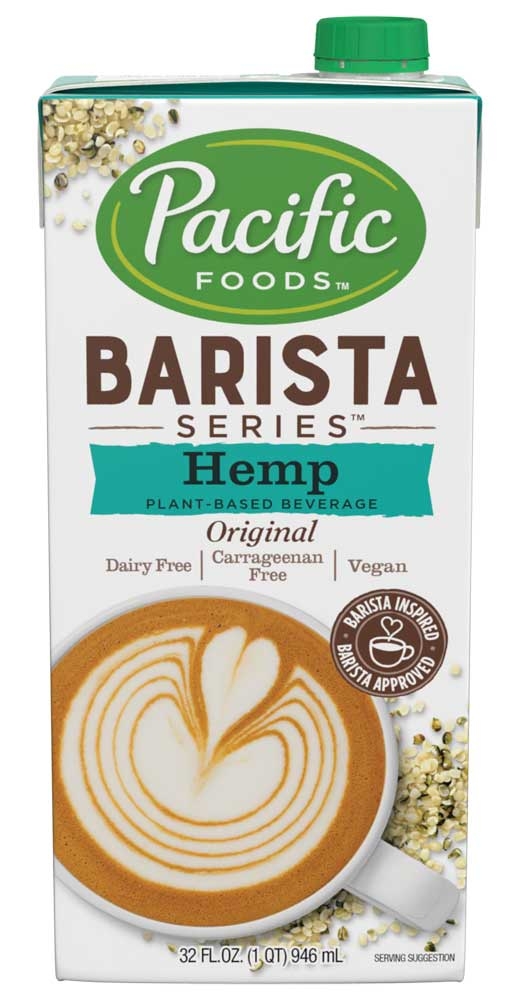 Pacific Foods Original Barista Series Hemp Beverage, 32 Ounce -- 12 per case
