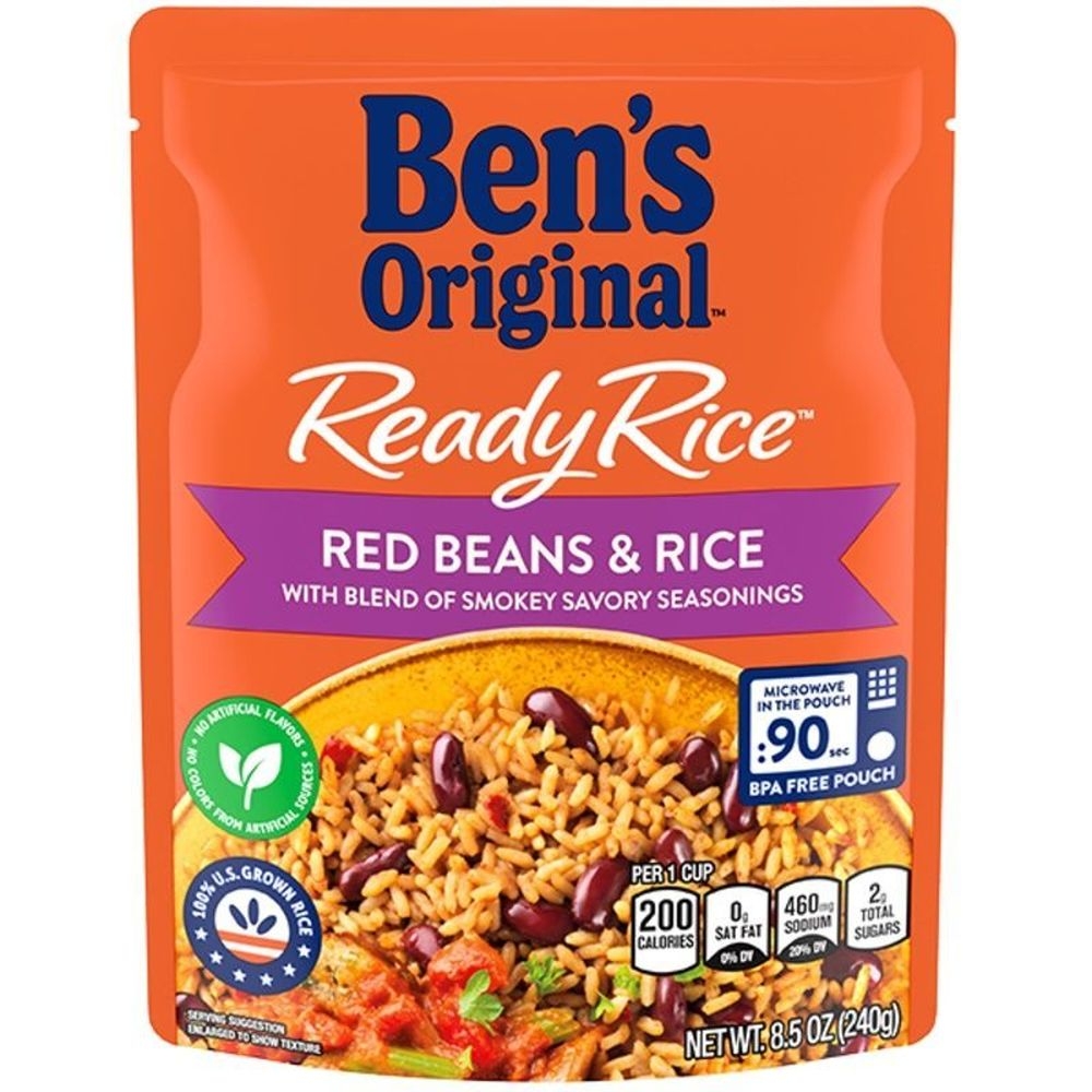 Ben's Original Ready Rice Red Beans And Rice, 8.5 Ounce -- 12 Per Case