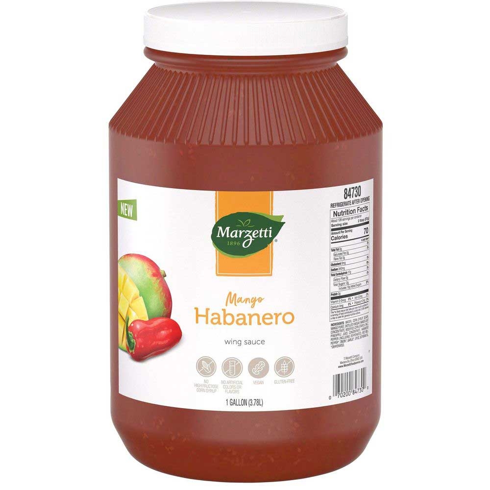 Marzetti Mango Habanero Sauce, 1 Gallon -- 2 per case.