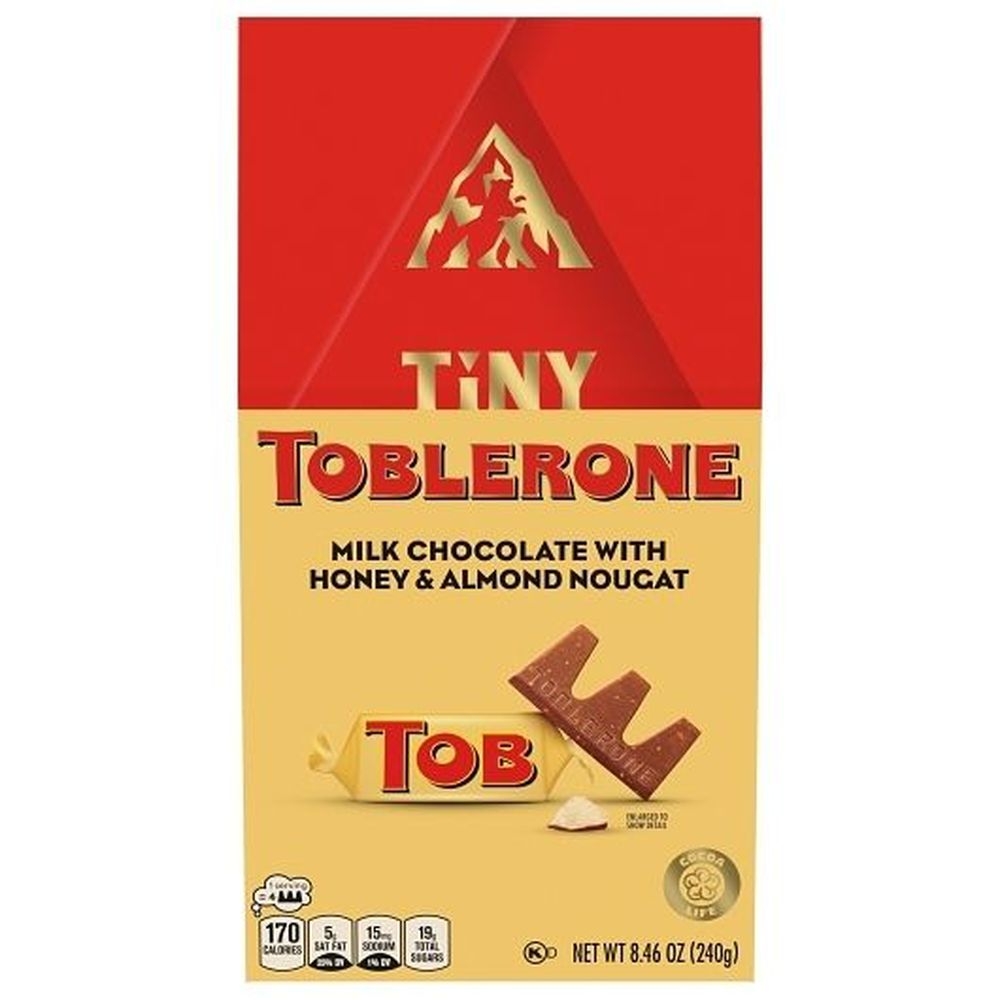 Toblerone Tiny Milk Chocolate Bar, 8.46 Ounce - 8 per case