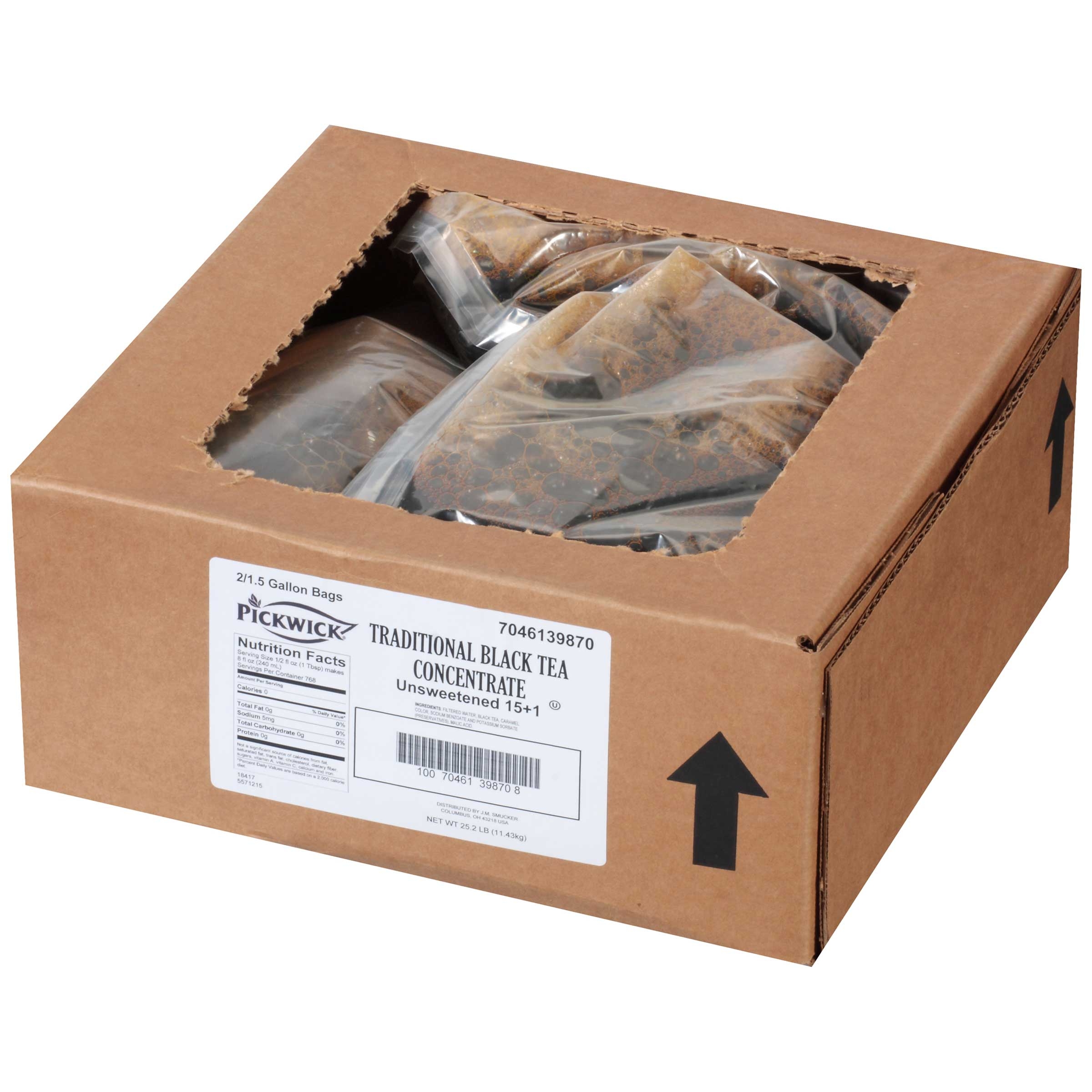 Pickwick Infusia Regular Unsweetened Black Iced Tea Concentrate, 1.5 Gallon -- 2 per case.