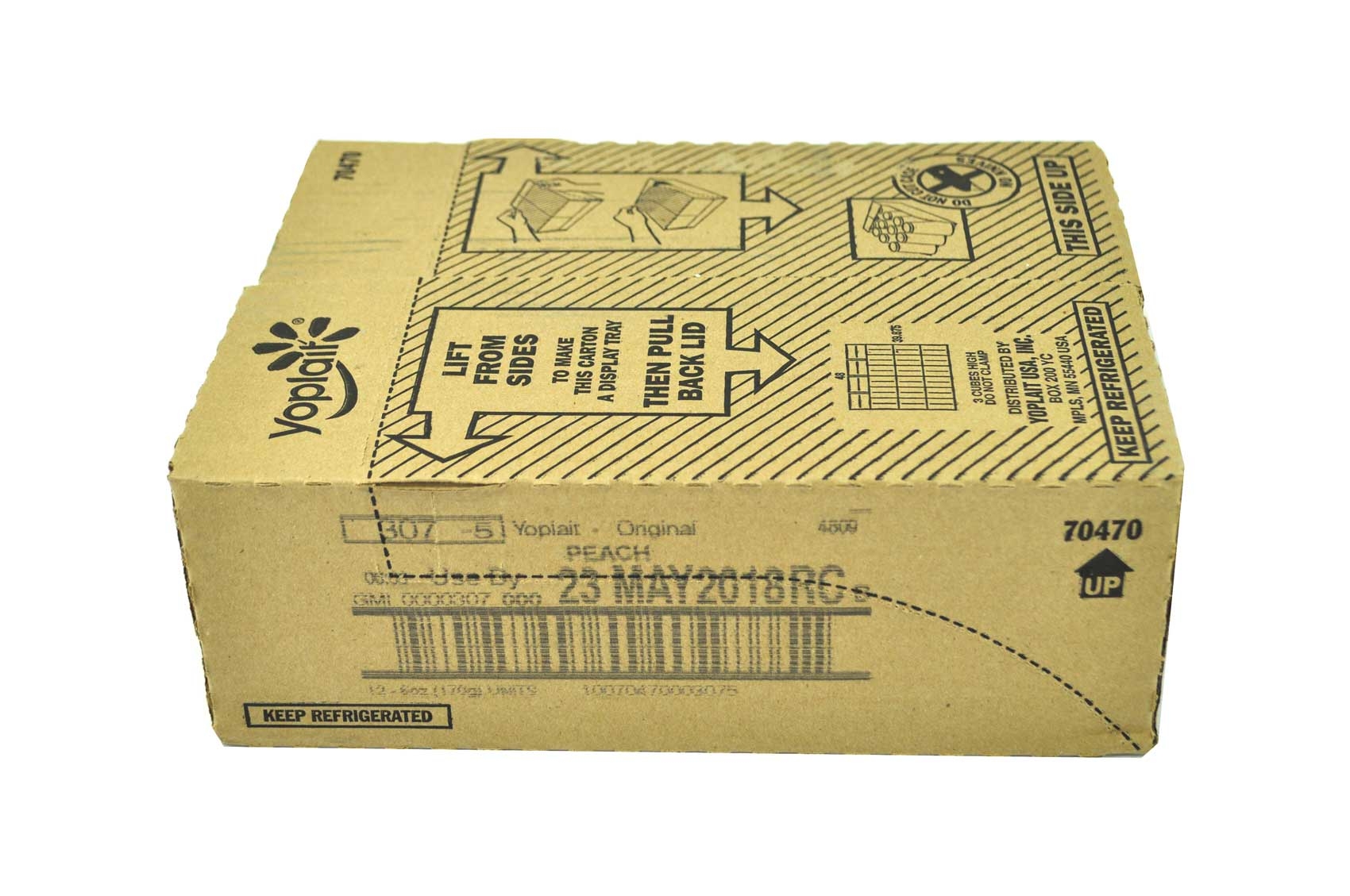 Yoplait Original Harvest Peach Yogurt, 6 Ounce -- 12 Per Case