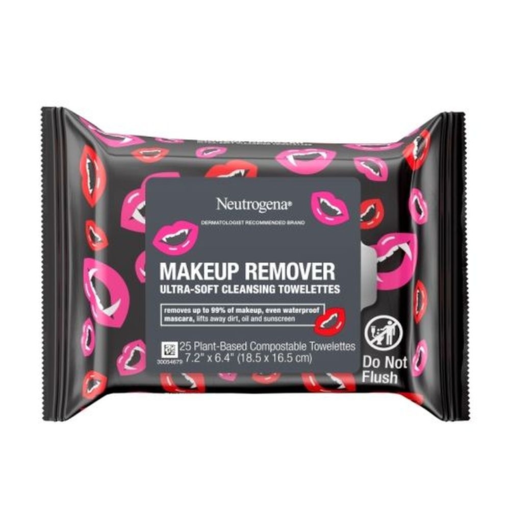 Neutrogena Halloween Makeup Remover Towlettes, 25 count -- 6 per case