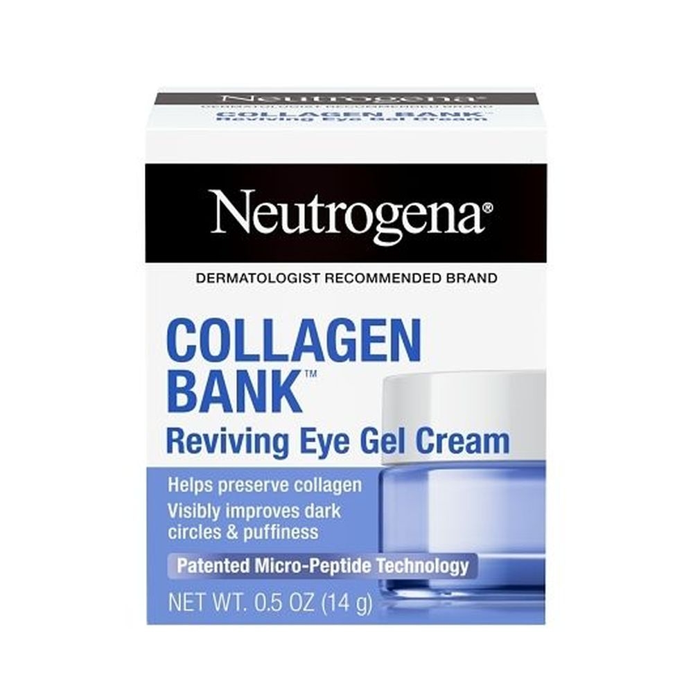 Neutrogena FMT Collagen Bank Reviving Eye Gel Cream, 0.5 Fluid Ounce -- 12 per case