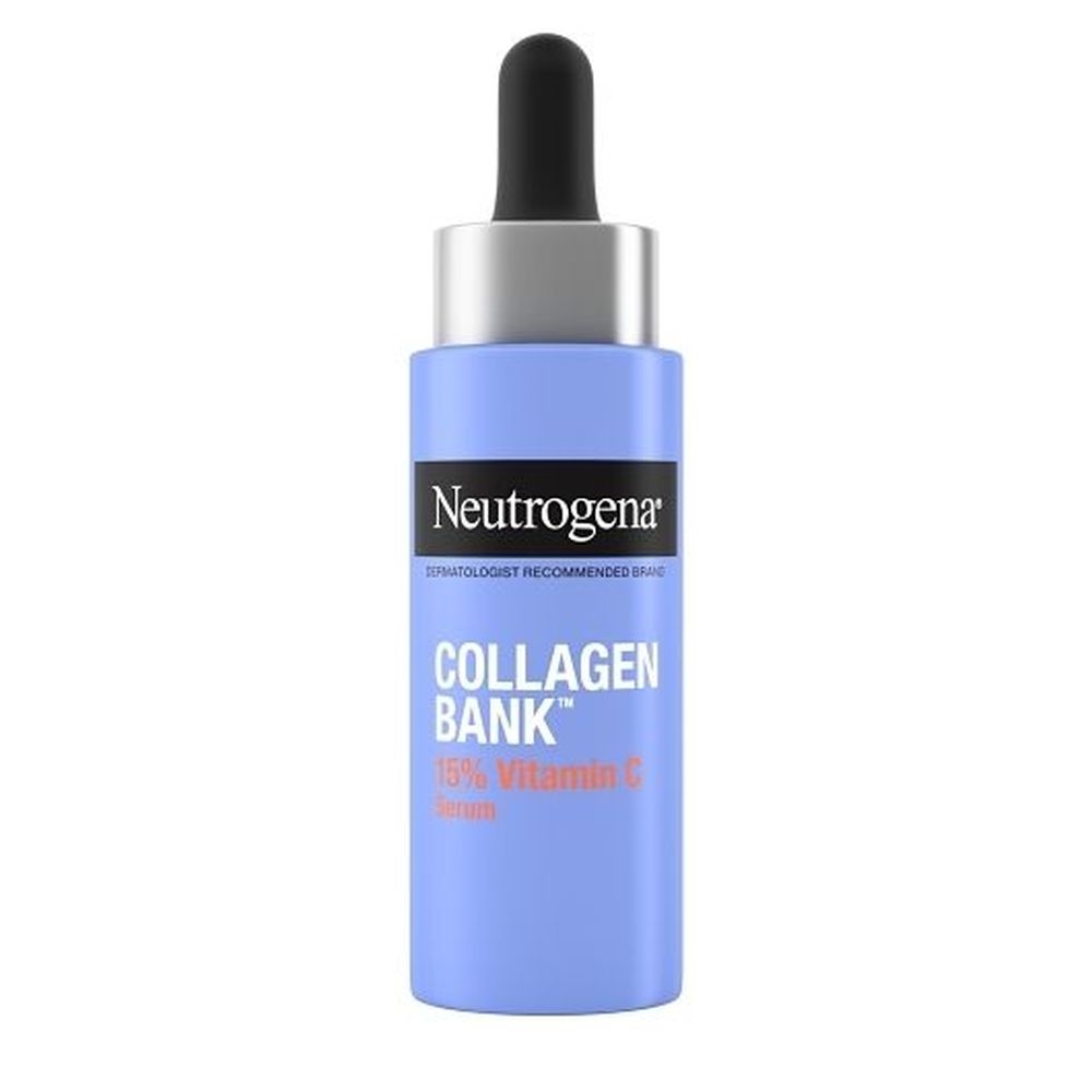 Neutrogena FMT Collagen Bank 15 Percent Vitamin C Glow Serum, 0.5 Fluid Ounce -- 12 per case