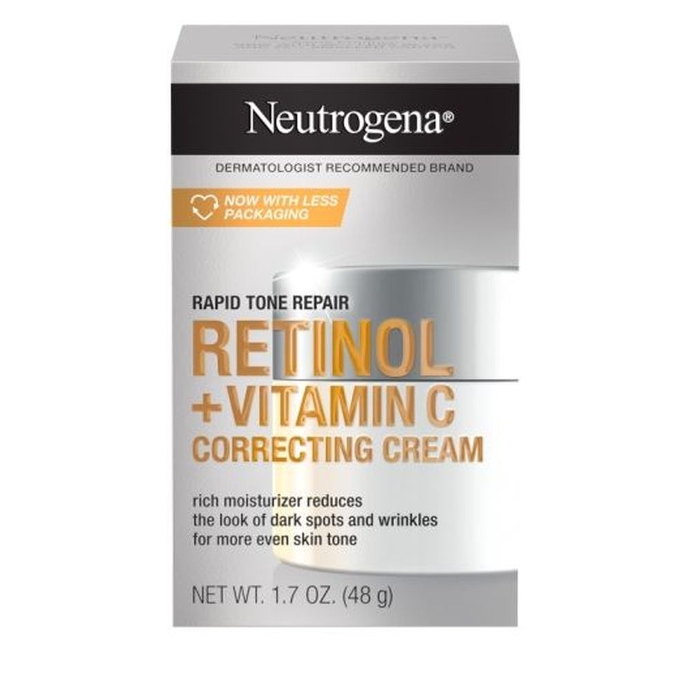 Neutrogena Rapid Tone Repair Retinol Plus Vitamin C Correcting Cream, 1.7 Ounce -- 12 per case