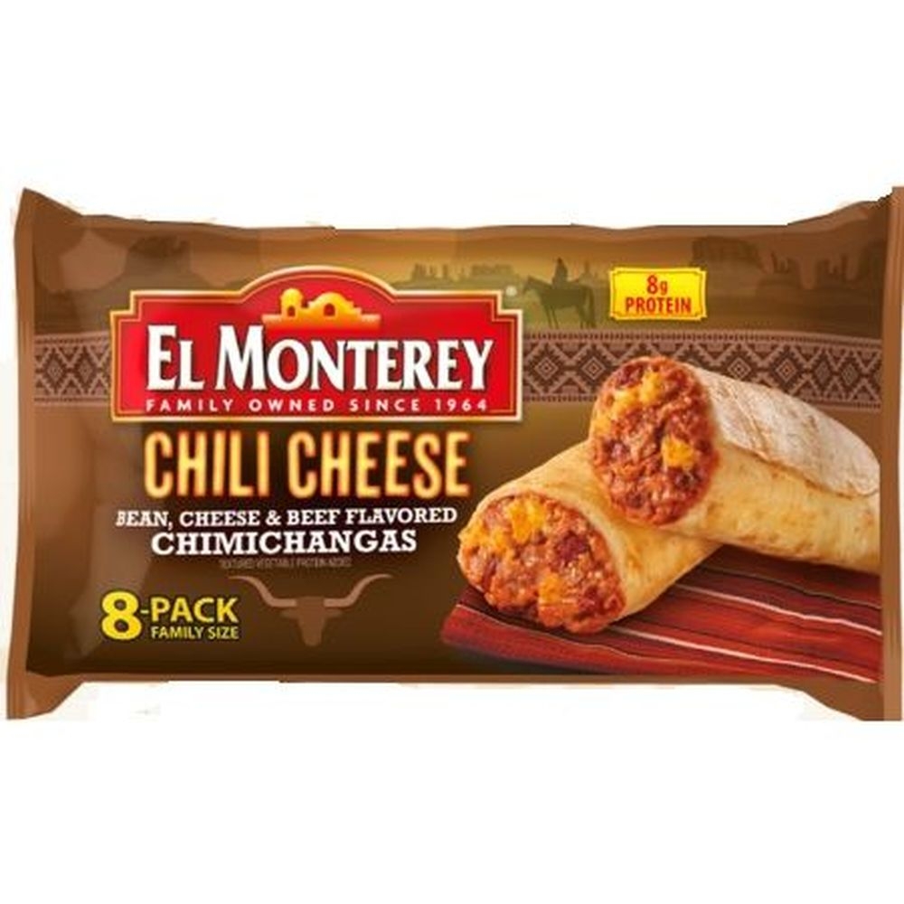 El Monterey Chili Cheese Chimichanga - Family Pack, 1.9 Pound -- 8 per case.