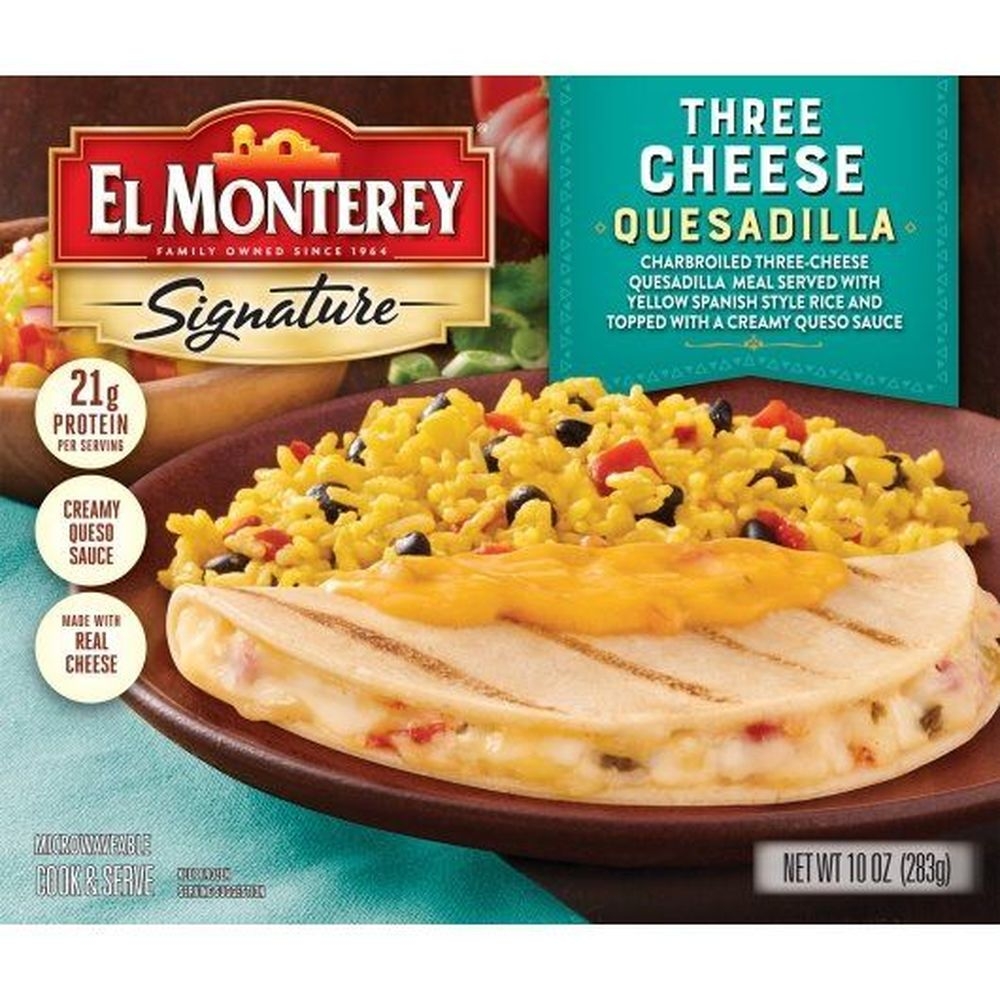 El Monterey Three Cheese Quesadilla, 10 Ounce -- 8 per case