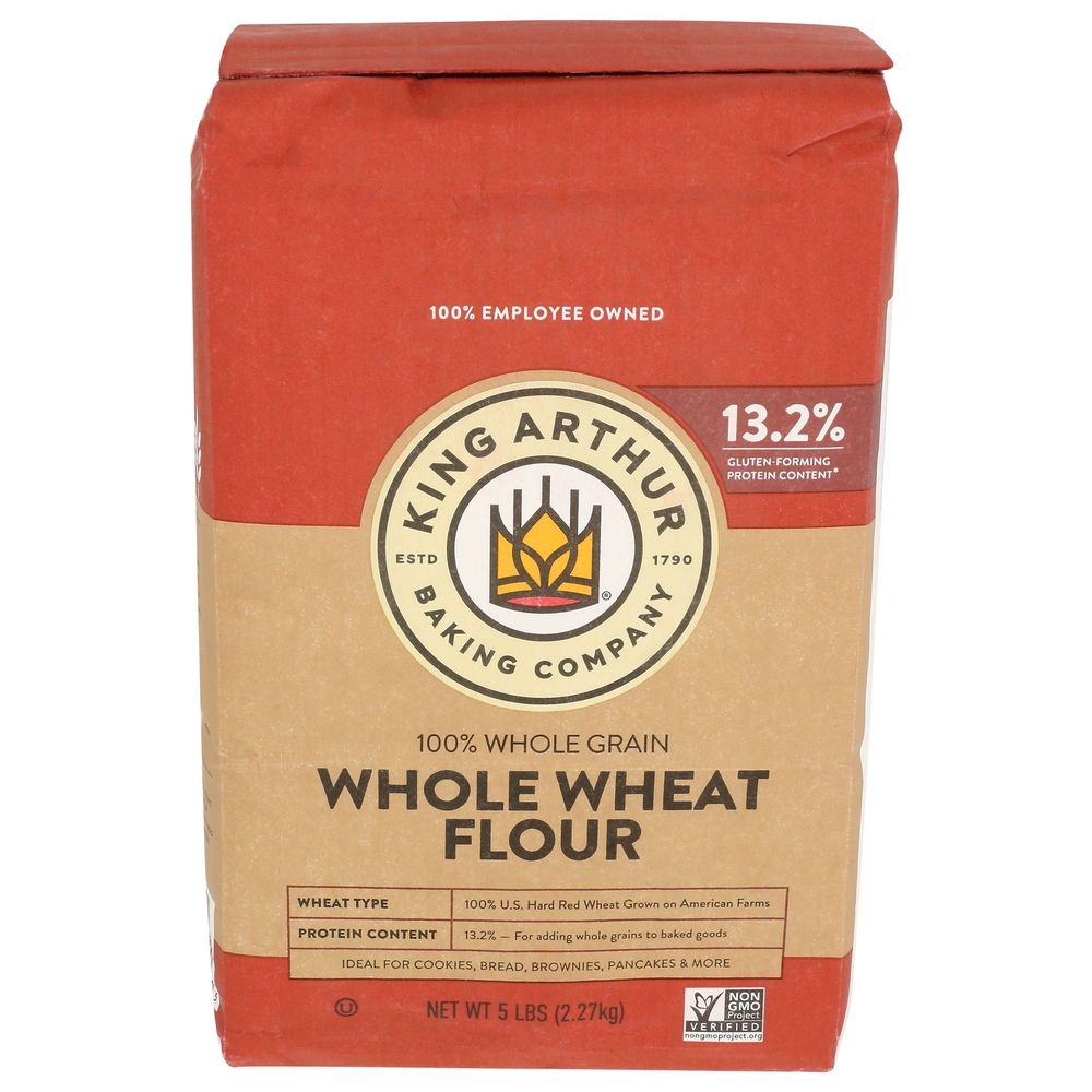 King Arthur Whole Wheat Flour, 5 Pound -- 8 per case