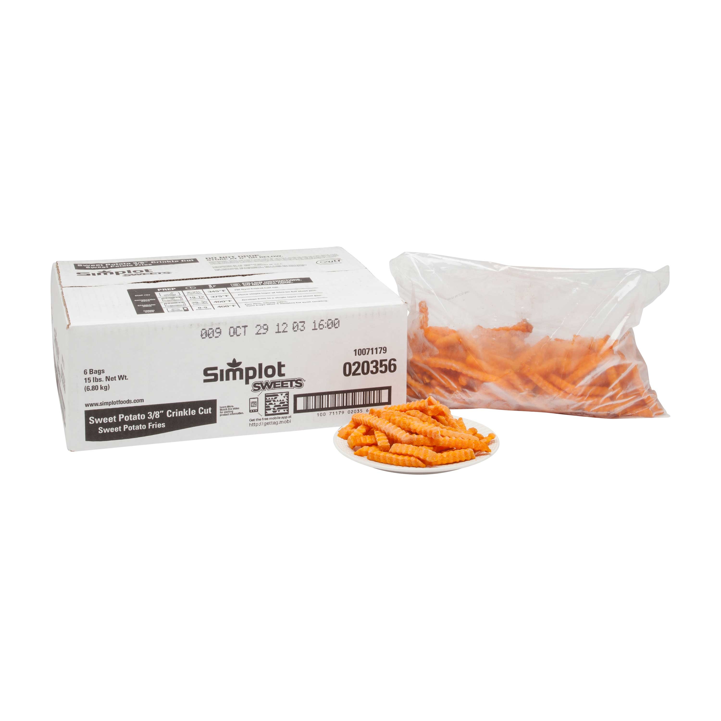 Simplot Sweets Sweet Potato Fry, 2.5 Pound -- 6 per case.