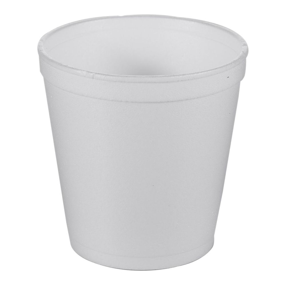 Wincup Vio F16 Hot or Cold White Food Container, 16 Ounce Capacity -- 500 per case.