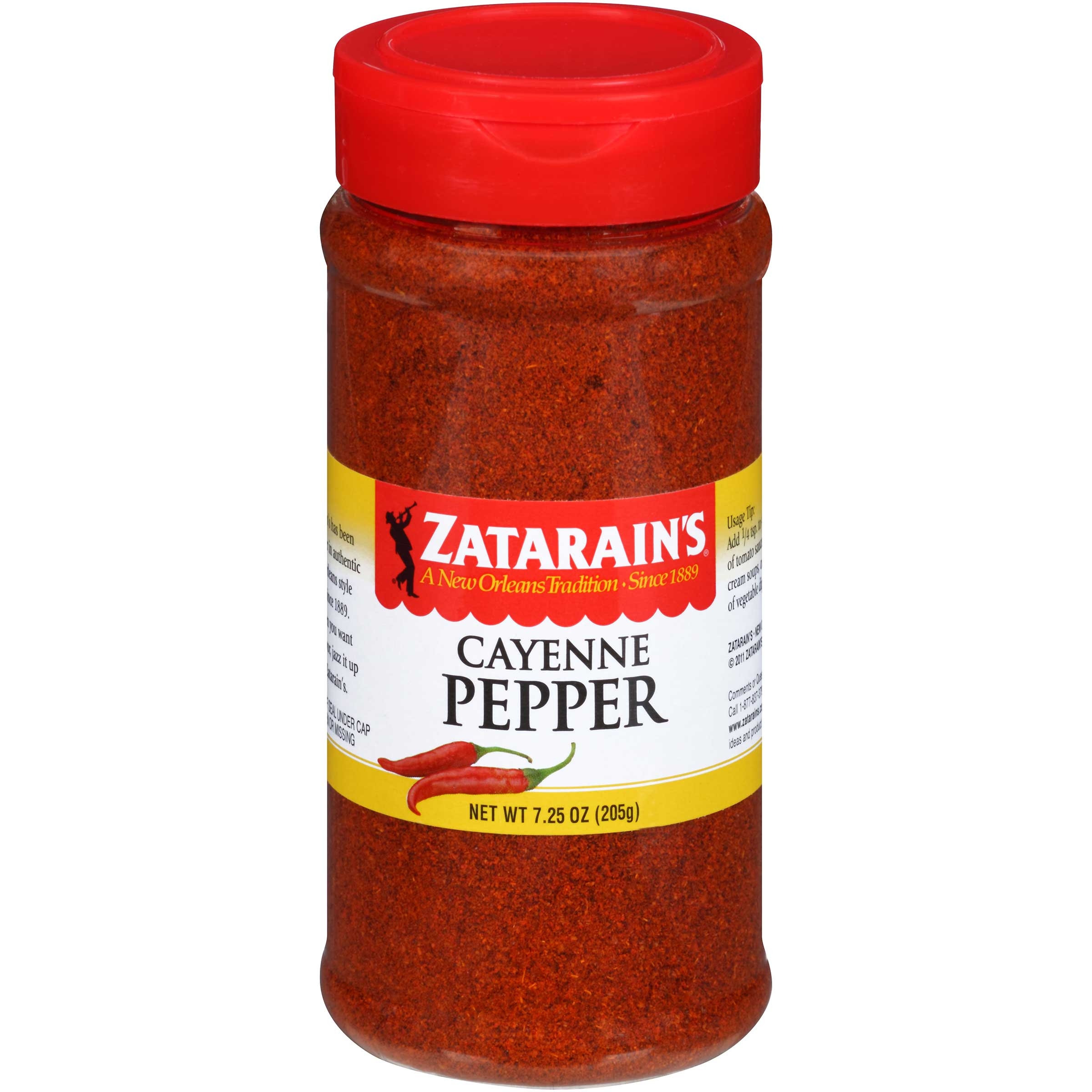Zatarains Cayenne Pepper Seasoning, 7.25 Ounce -- 12 per case.