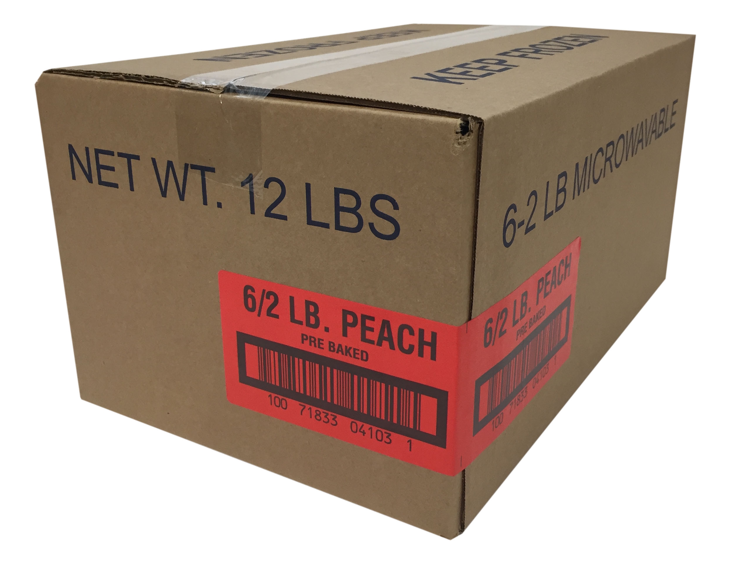 Good Old Days Old Fashioned Peach Cobbler - Prebaked, 2 Pound -- 6 per case.