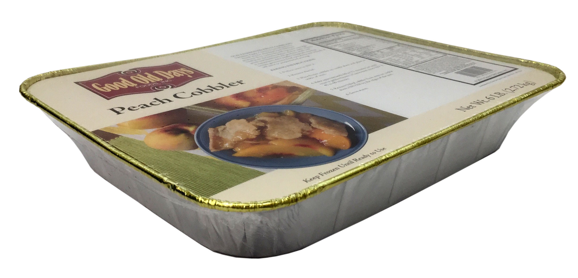 Good Old Days Country Kitchen Peach Cobbler, 6 Pound -- 4 per case.