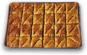 Athens Foods Walnut Triangle Baklava -- 48 per case.