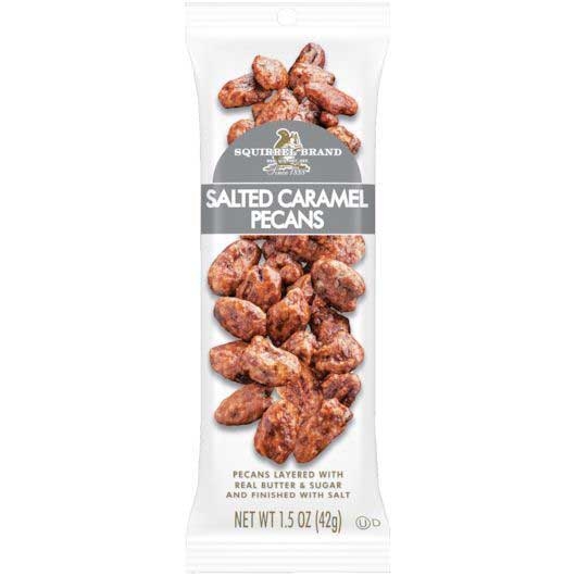 Squirrel Salted Caramel Pecans, 1.5 Ounce -- 30 per case