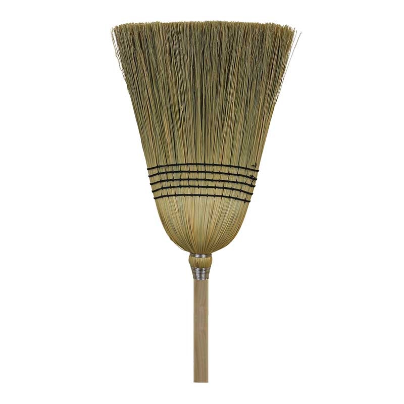 O Cedar Commercials 100 Percent Corn Janitor Broom, 56 x 12 x 13 inch, 1 1/8 diameter X 42 inch long varnished hardwood handle -- 12 per case.