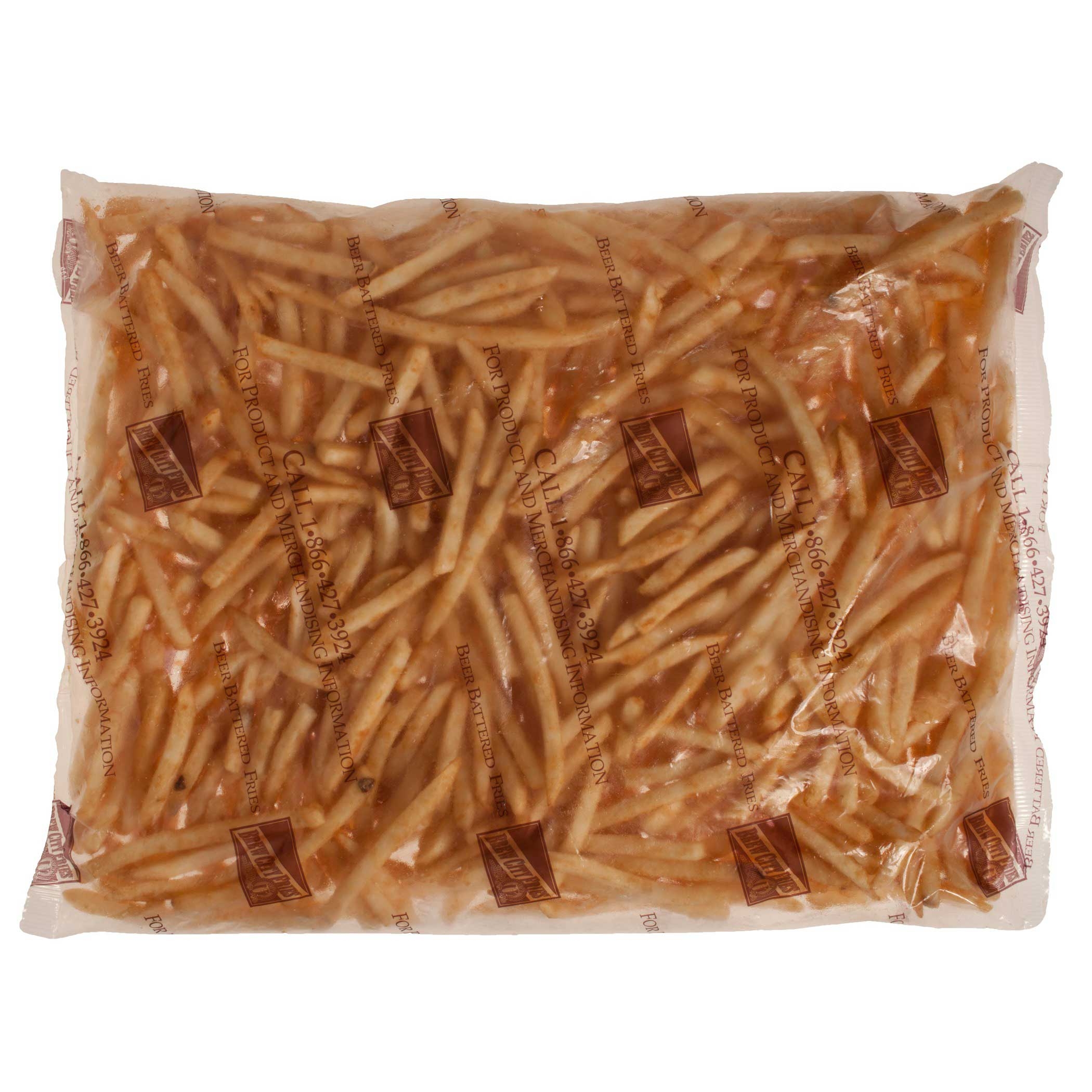 McCain Brew City Beer Battered Thin Cut French Fry, 5 Pound -- 6 per case.