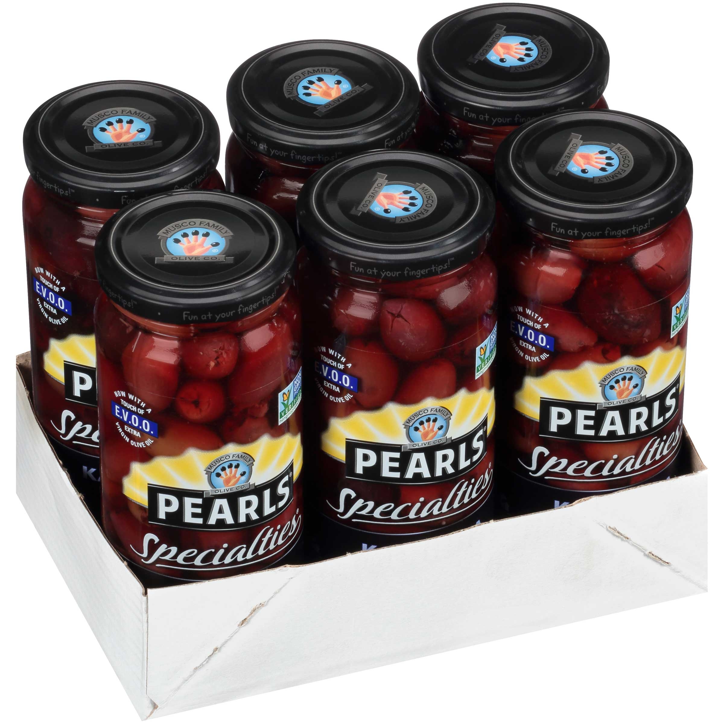Pearls Specialties Kalamata Pitted Olives, 6 Ounce -- 6 Per Case