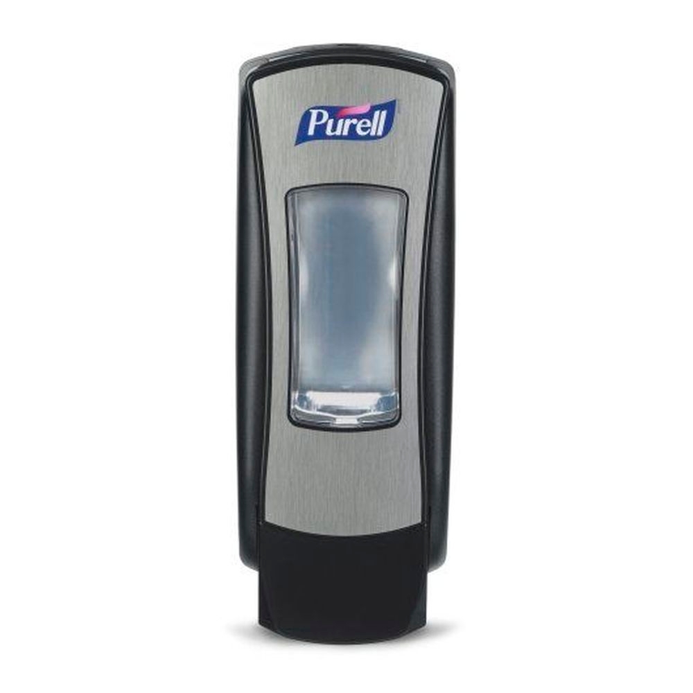 Purell Brushed Chrome and Black Manual Dispenser, 1250 Milliliter Capacity - 6 per case