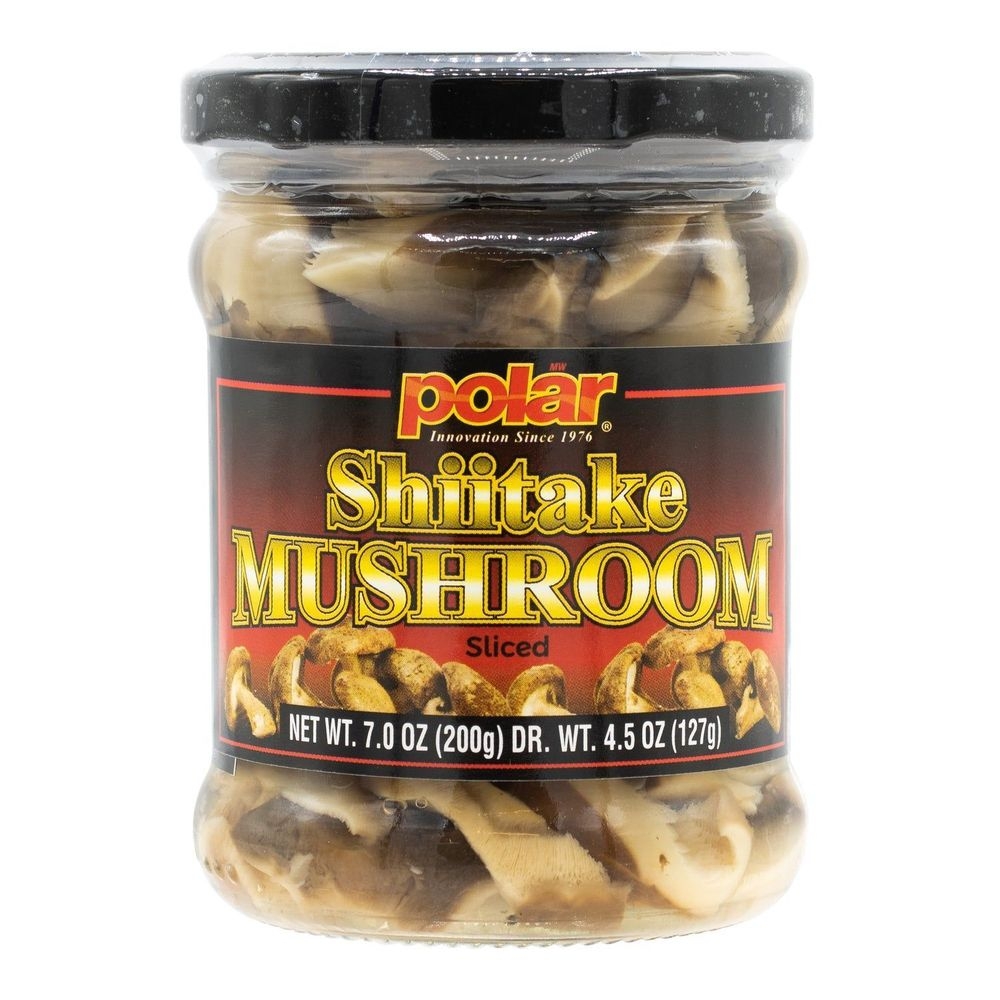 MW Polar Sliced Shiitake Mushrooms, 7 Ounce Jar -- 12 per case