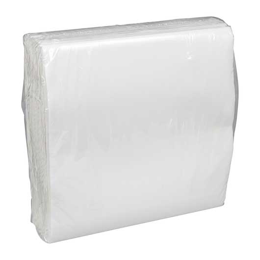 Hoffmaster White No Fold Basket Liner Dinner Napkin, 15 1/2 x 15 1/2 -- 1200 per case.