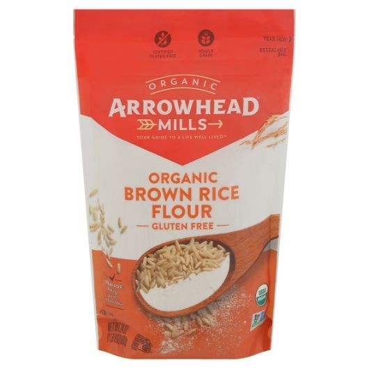 Arrowhead Mills Organic Long Brown Rice Flour, 24 Ounce -- 6 per case