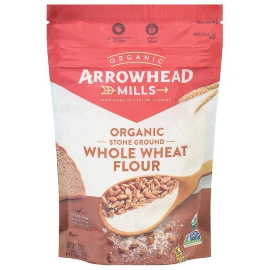 Arrowhead Mills Stone Ground Whole Wheat Flour, 22 Ounce -- 6 per case