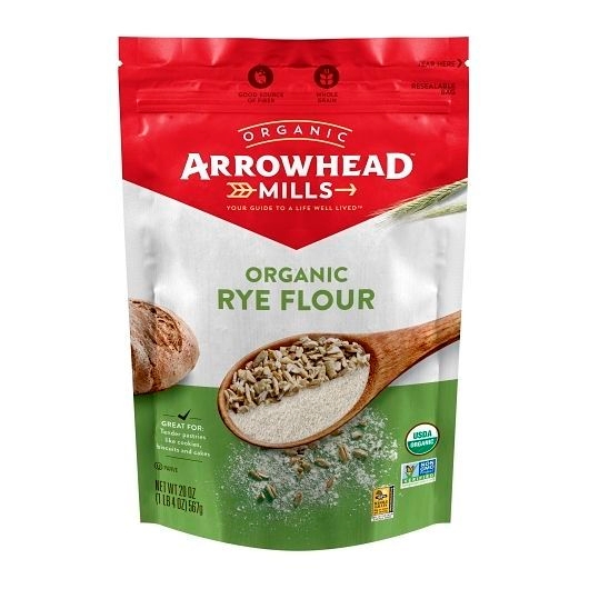 Arrowhead Mills Organic Rye Flour, 20 Ounce -- 6 per case