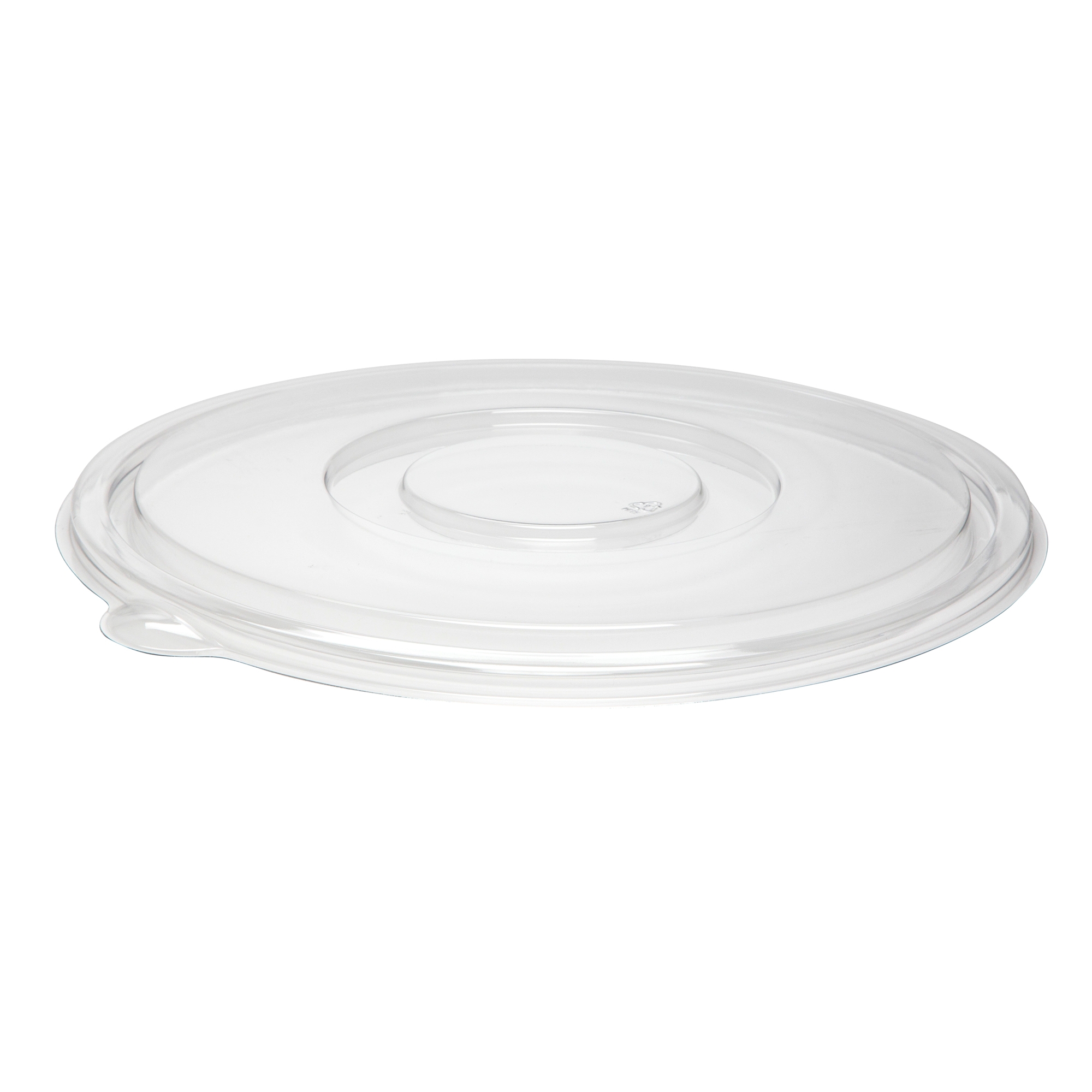 WNA Pack N Serve Clear PET Flat Lid for 160 Ounce Bowl, 12 inch -- 50 per case.