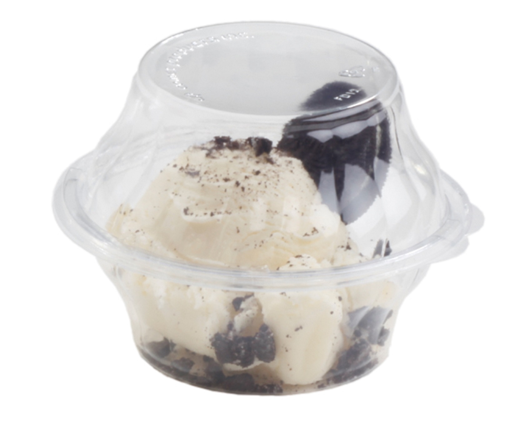 WNA Comet Sundae Dish/Lid, 12 Ounce -- 500 per case.