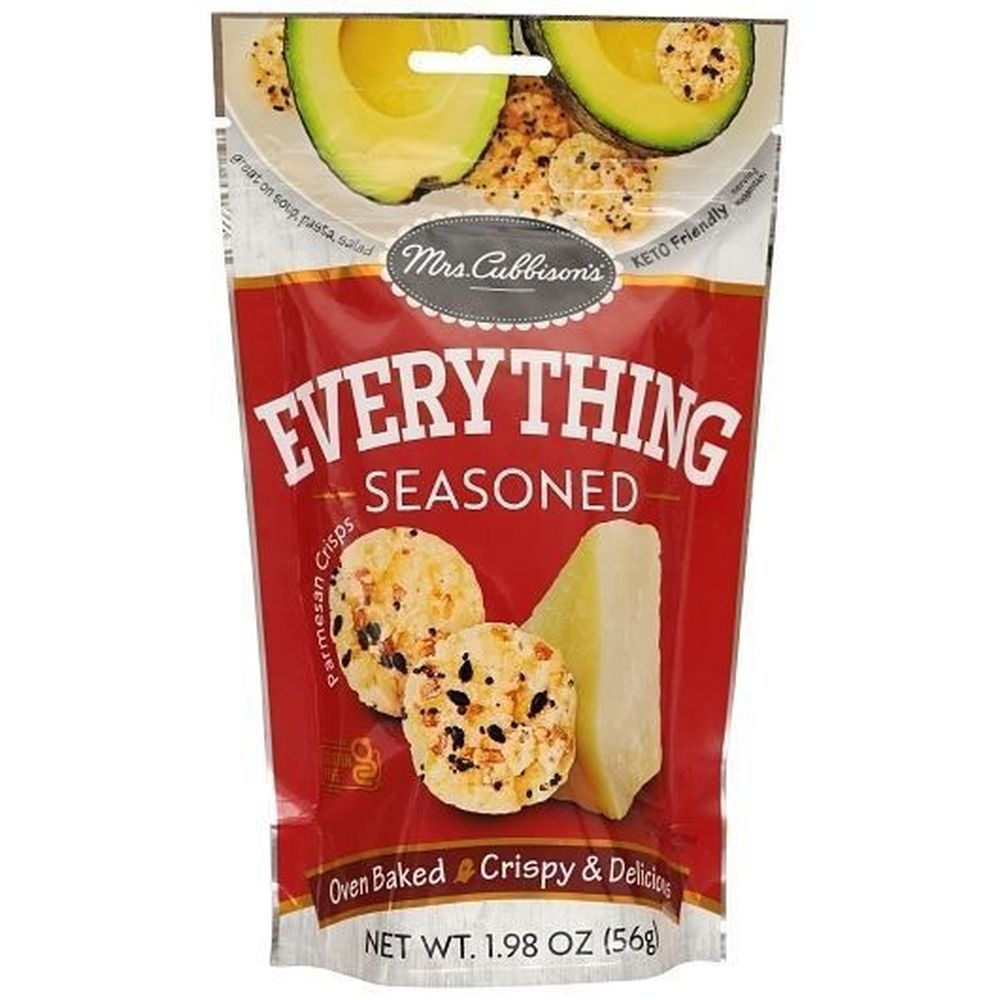 Mrs Cubbisons Everything Seasoned Cheese Crisps, 1.98 Ounce -- 9 per case