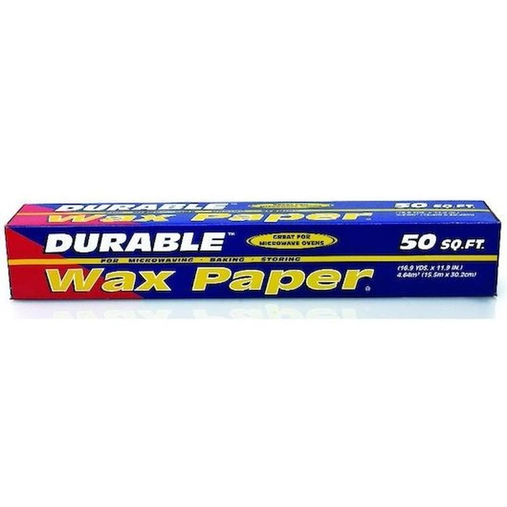 Durable Packaging Wax Paper Roll, 12 inch x 50 feet - 24 per case
